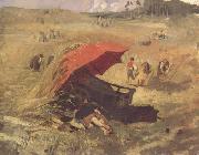 Franz von Lenbach The Red Umbrella (nn02) Spain oil painting artist